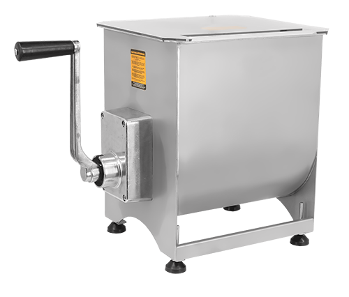 Stainless Steel Manual Non-Tilting Meat Mixer 44 lbs