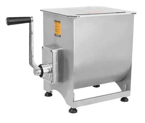 Stainless Steel Manual Non-Tilting Meat Mixer - 44 lb (20 kg)