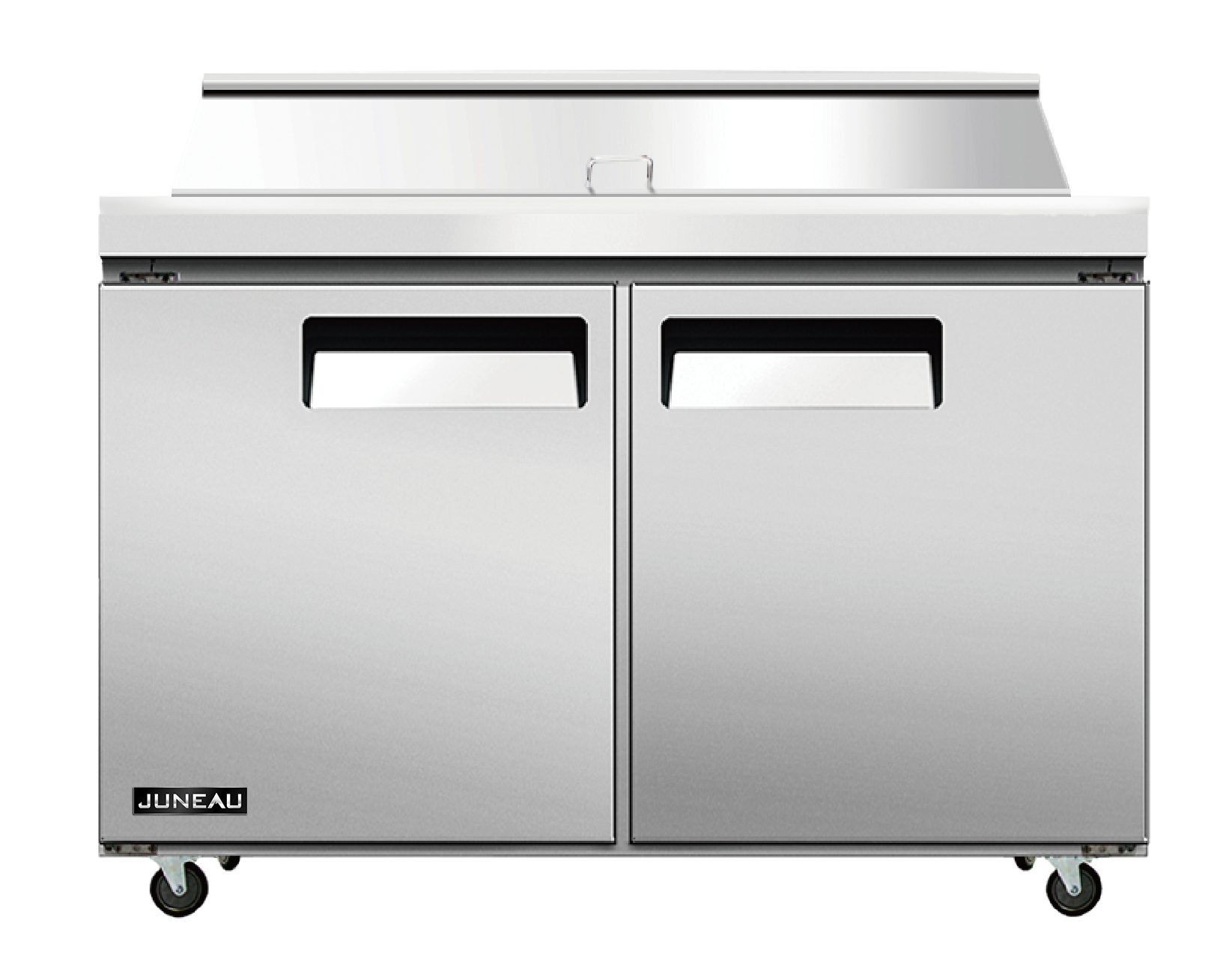 Juneau 48″ Refrigerated Prep Table, 2 Doors, 6.7 cu.ft. (187 Liter) Capacity – 115V, 510W