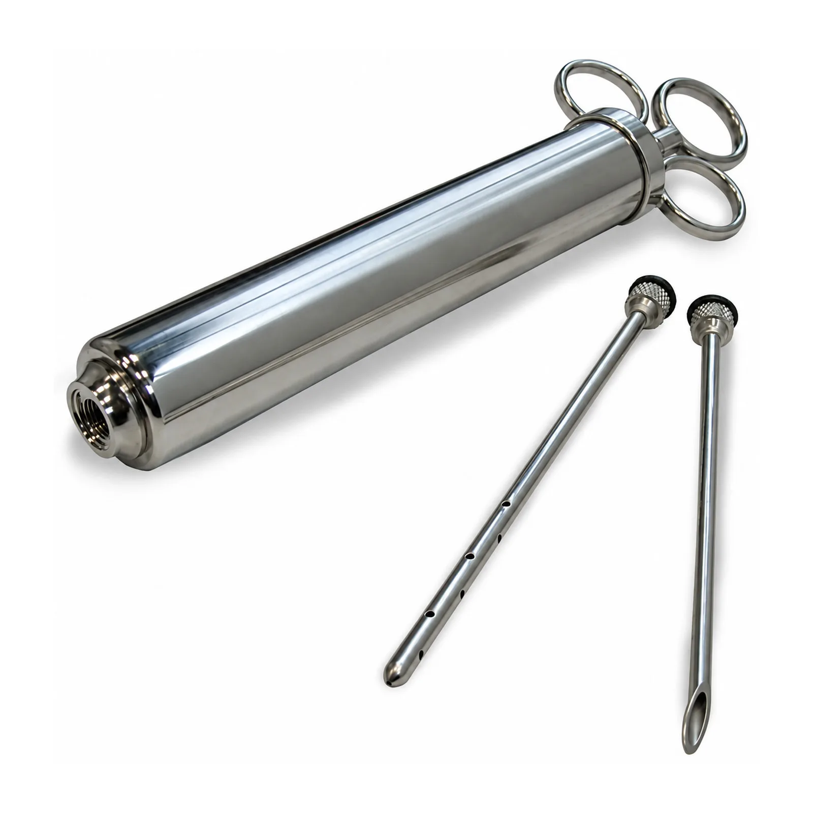 4 oz Long Meat Pump with 2 Nickel-plated Brass Needles