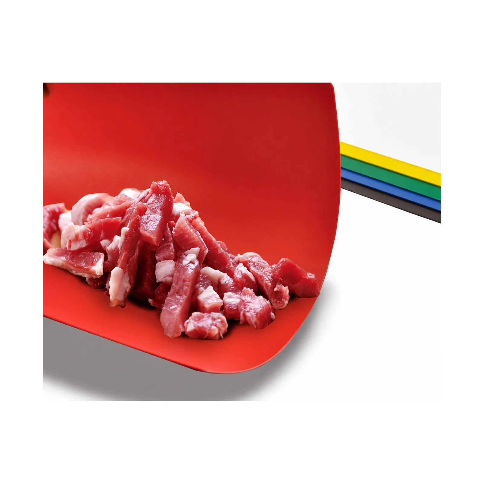 12″ x 18″ x 1/16″ Set of 6 Pre-Cut Color-Coded Polypropylene Flexible Cutting Boards
