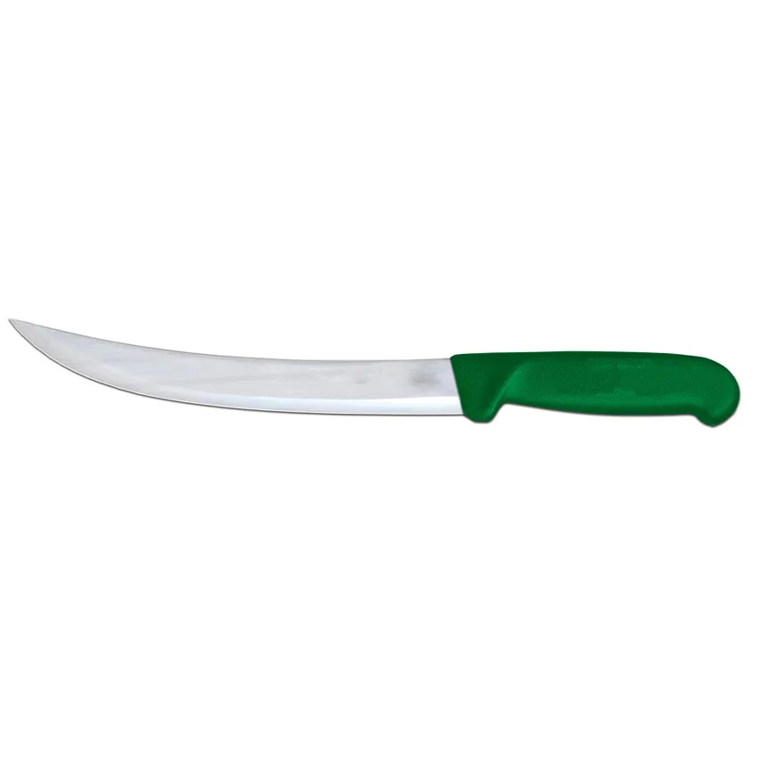 8″ Breaking Knife with Green Polypropylene Handle