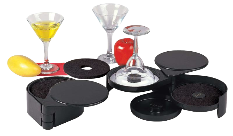 3-Tier Black Glass Rimmer