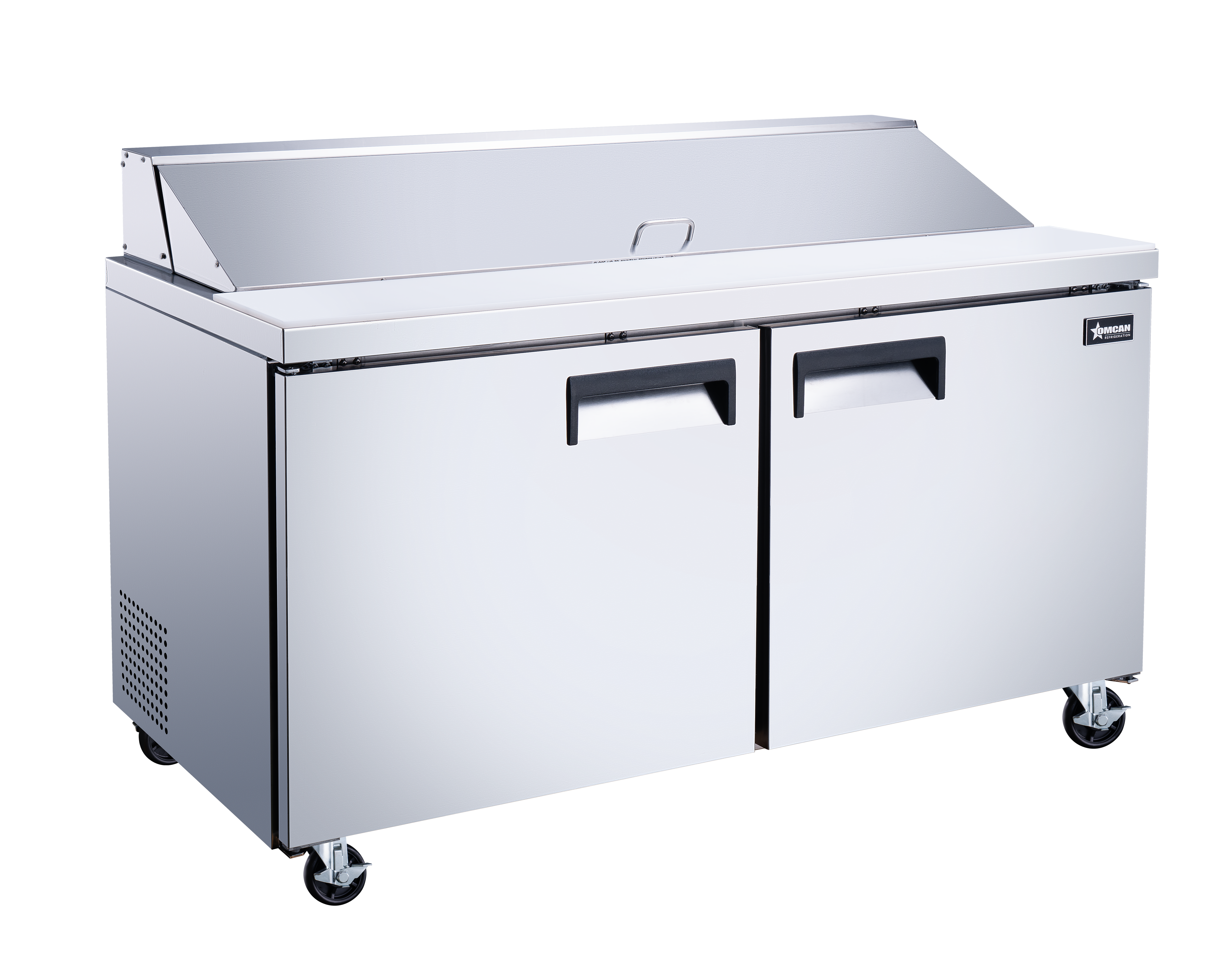 60″ Two (2) Door Refrigerated Prep Table, 15 cu.ft. (425 L), Stainless Steel