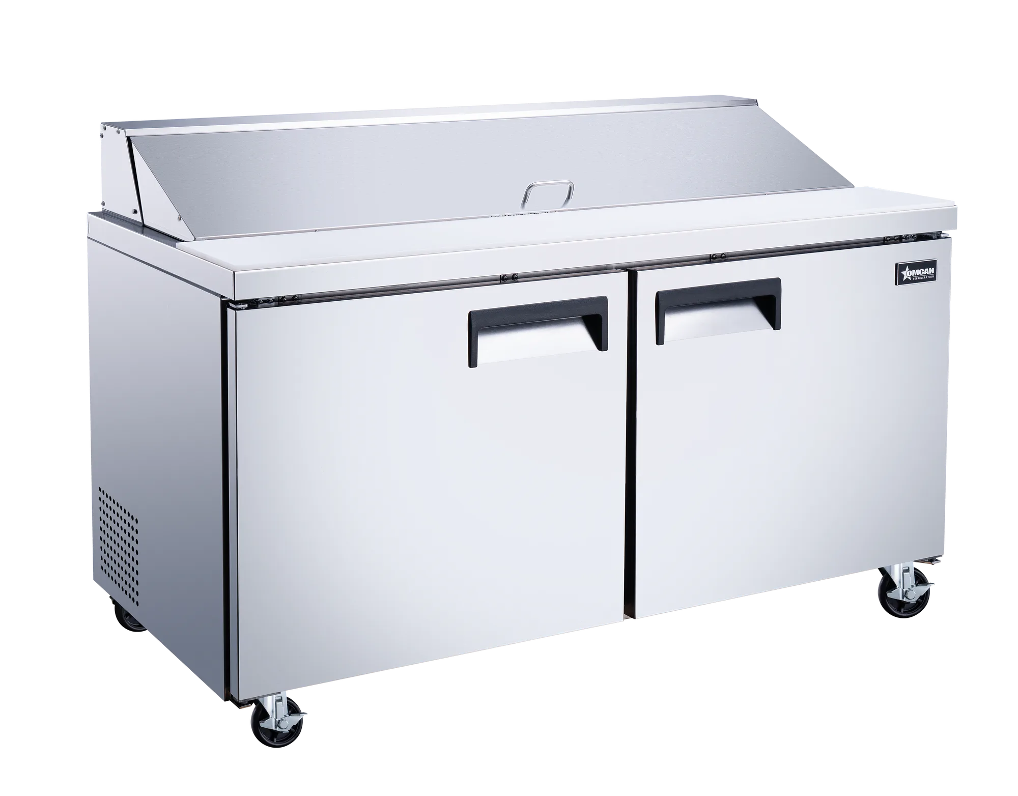 60″ Two (2) Door Refrigerated Prep Table, 15 cu. ft. (425 L), Stainless Steel
