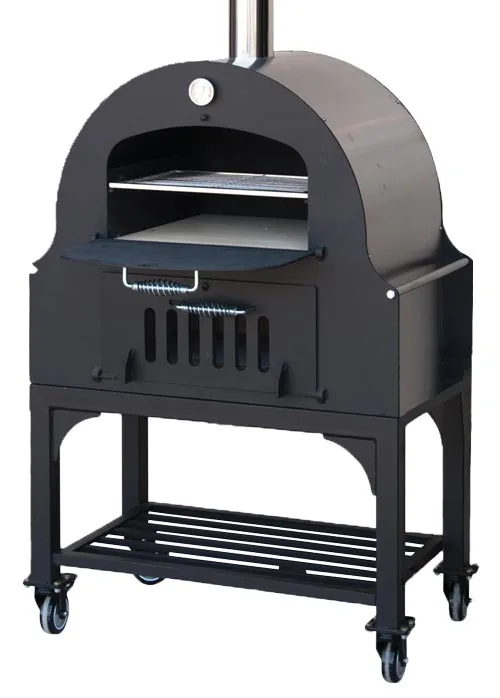 34″ Outdoor Wood Burning Oven with Stainless Steel Oven Shelf