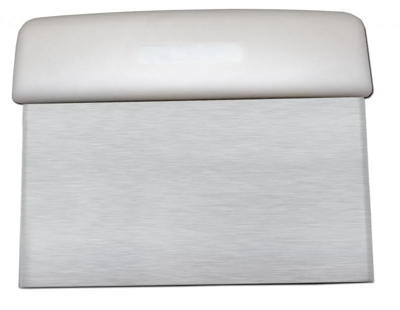 6″ Dough Scraper with White Handle