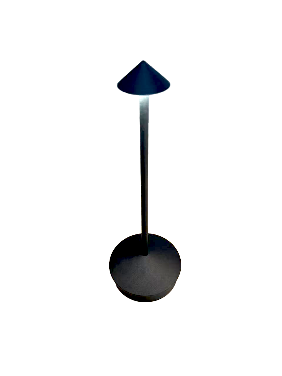 4.13” x 11.8” Black LED Rechargeable Table Lamp – 3.7V (1200mA) Battery Power – 3000K/6000K Colour Temperature