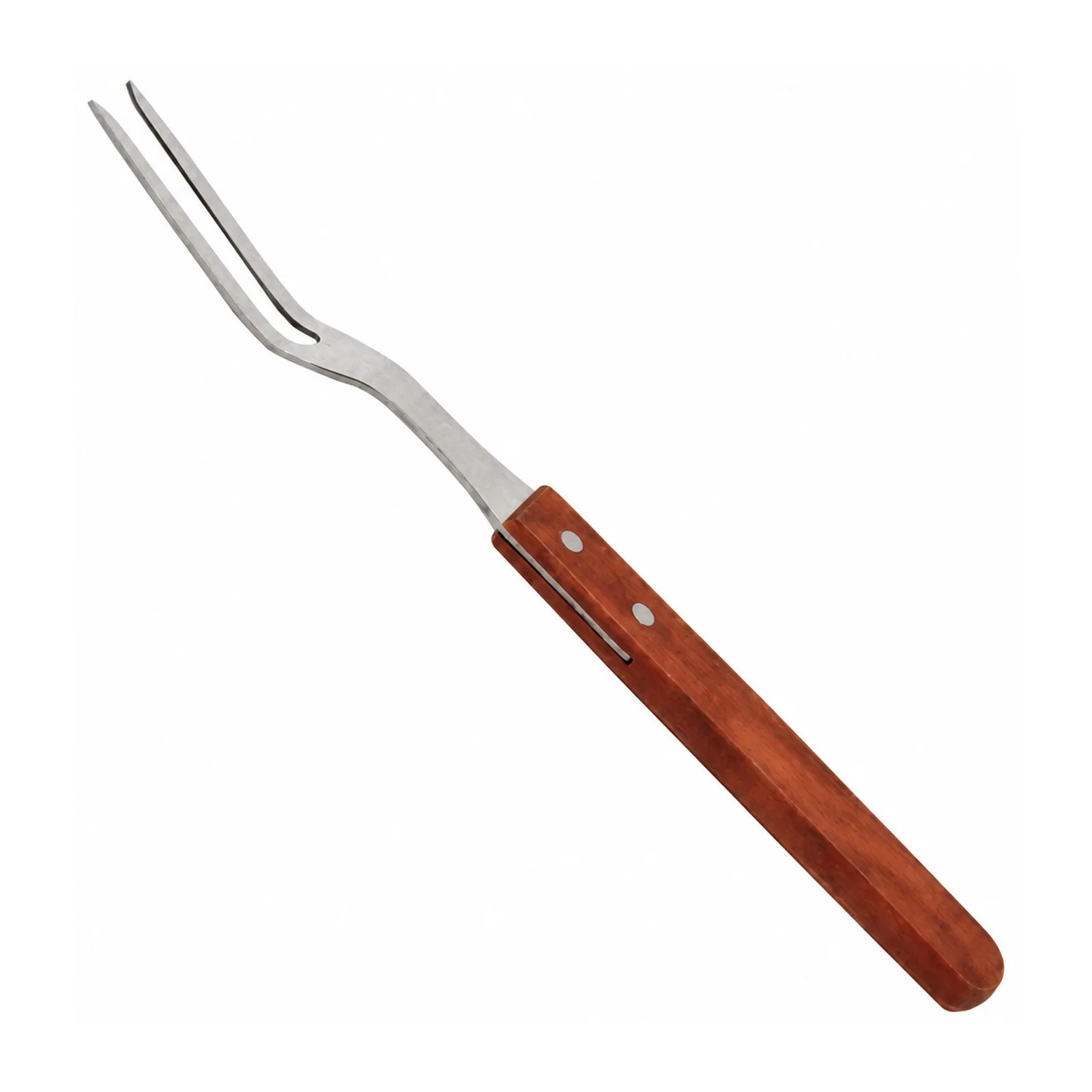 13″ Pot Fork with Short Wood Handle