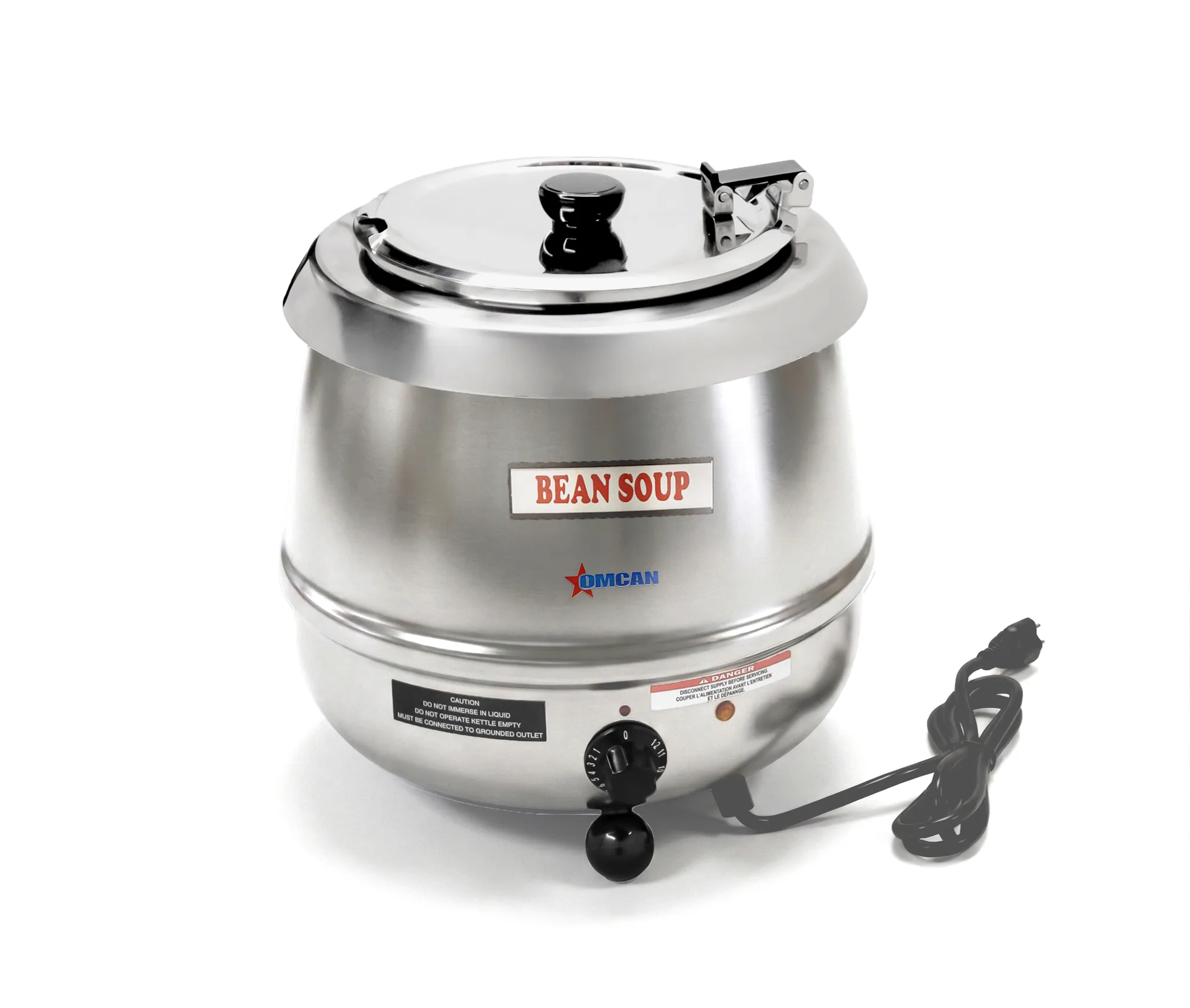 11 qt Stainless Steel Single Soup Kettle