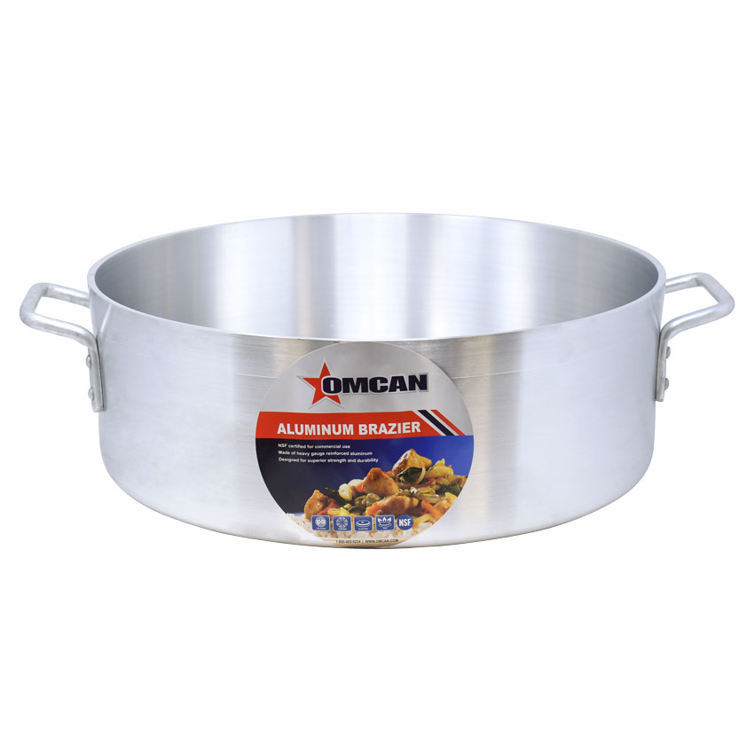 24 QT Aluminum Brazier Pan