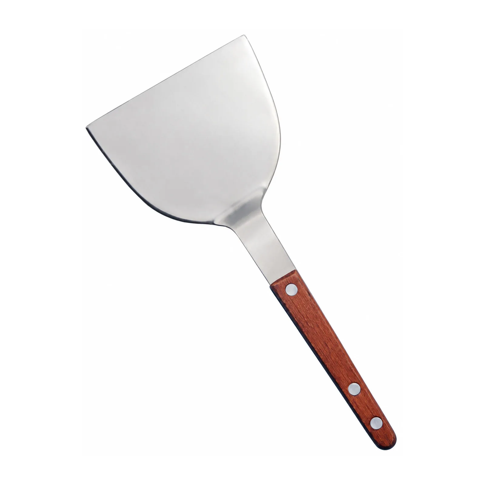 Teppanyaki Turner with 4″ x 3 1/4″ With Wooden Handle