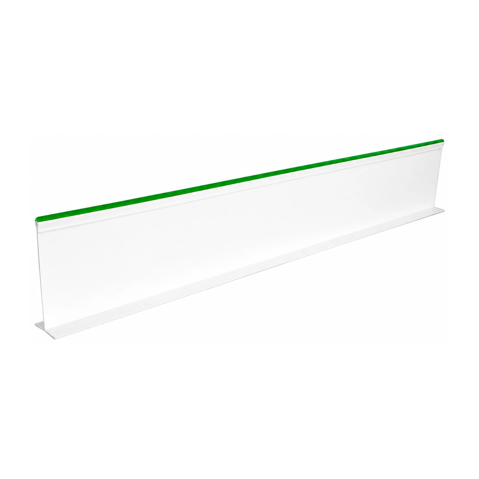 5″ x 30″ White Divider with Green Beading