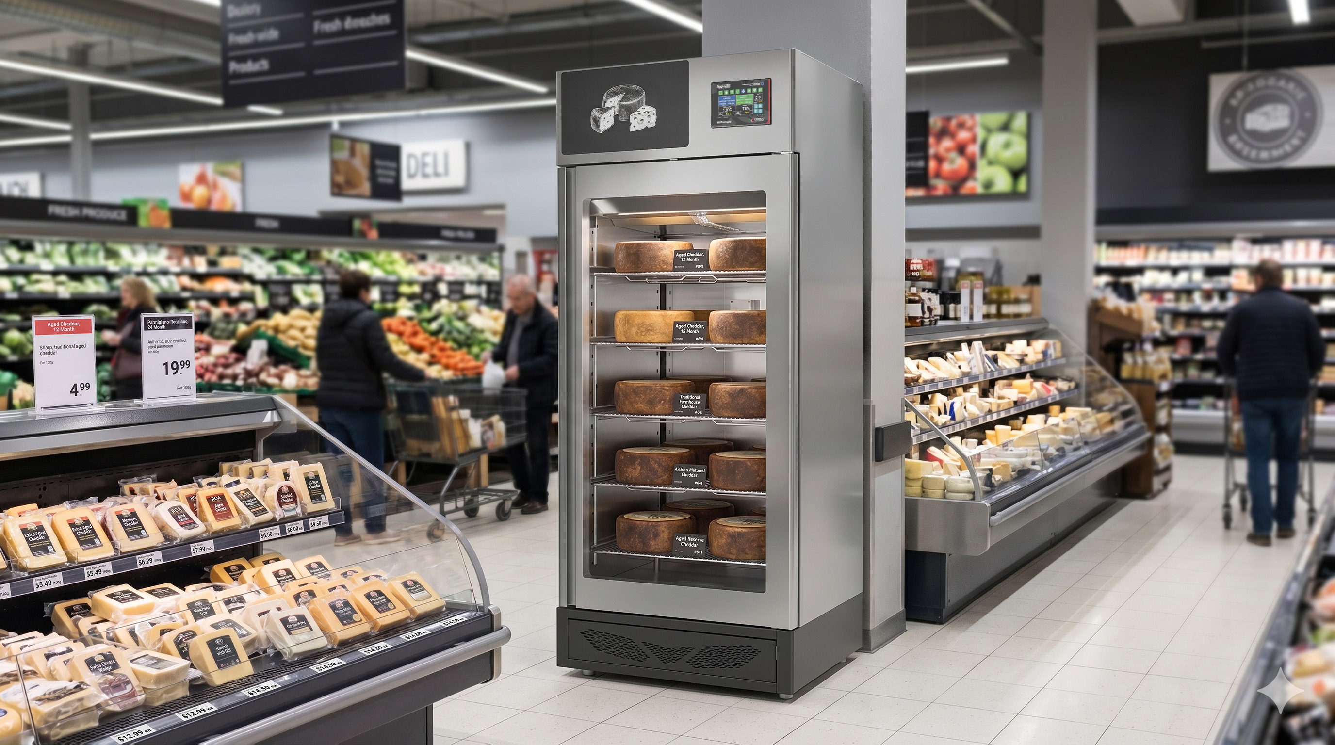 Affinacheese® 150 kg Curing Cabinet with ClimaTouch® and Fumotic®