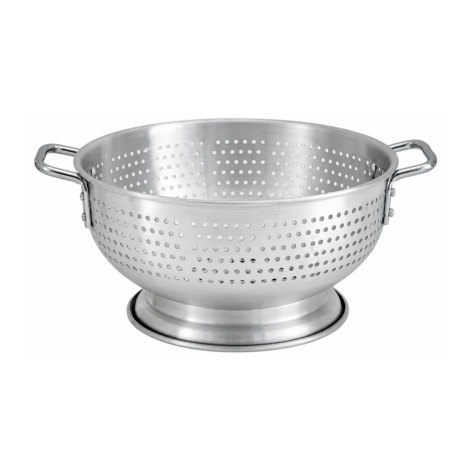 8 qt / 7.6 L Aluminum Colander with Base and Handles