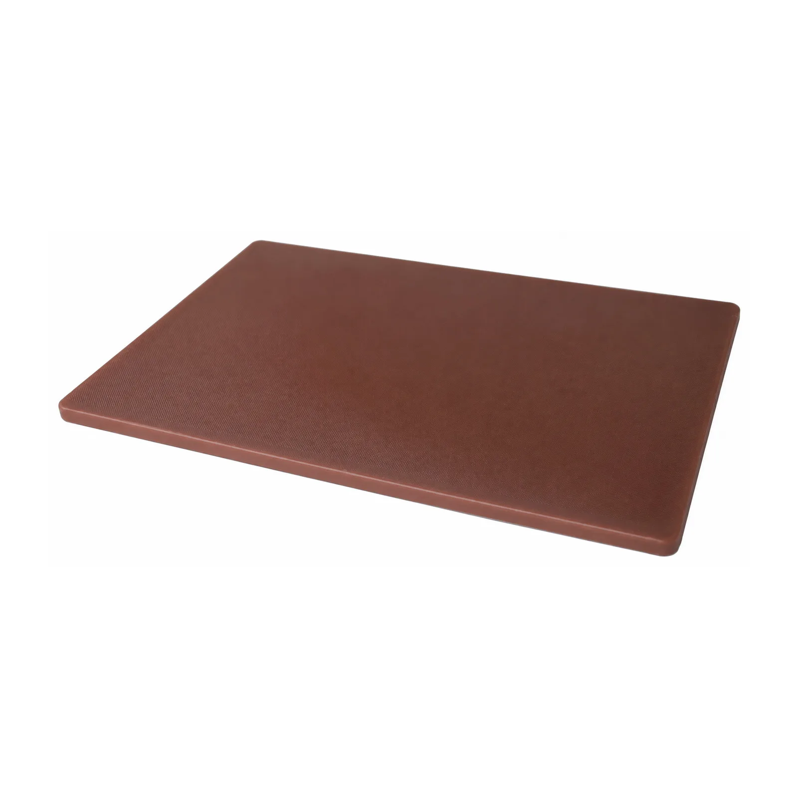 18″ x 24″ x 1/2″ Polyethylene Brown Rigid Cutting Board