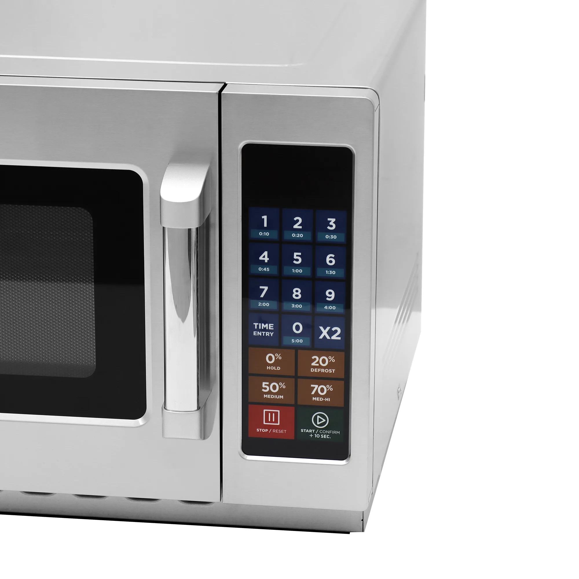 Commercial Microwave with 1.2 cu. ft. Interior and Push Button Controls – 1,000 W, 120 V, 1 Phase