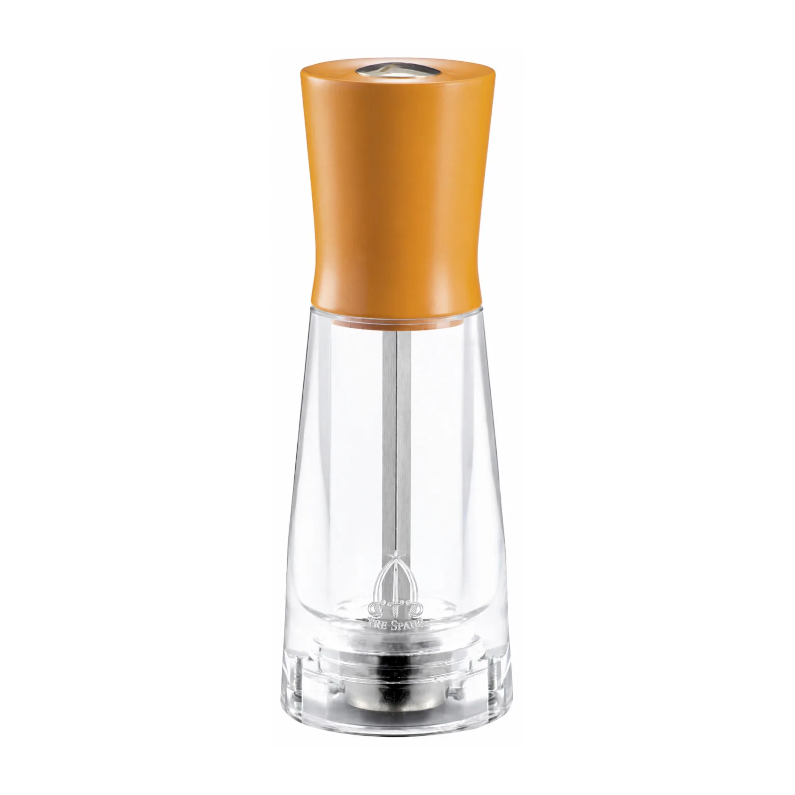 Tosca Series – 6″ Salt Mill Orange Beech Wood with Acrylic Resin Base