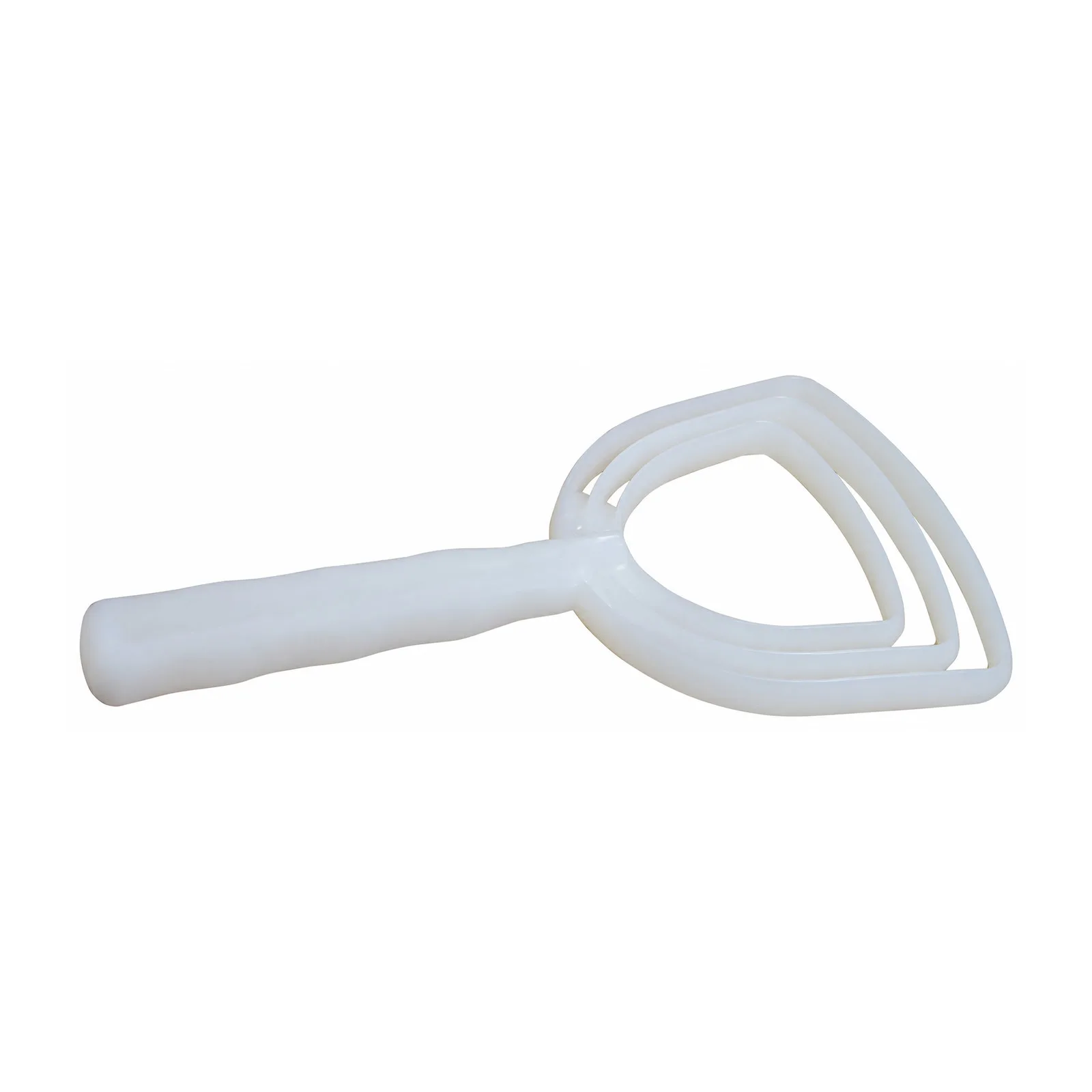 White Square Polyethylene Meat Scraper