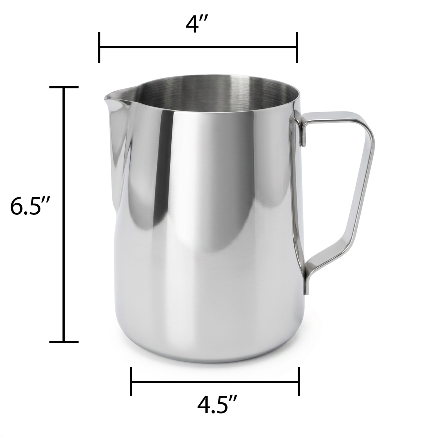 50 oz / 1479 mL Stainless Steel Frothing Jug