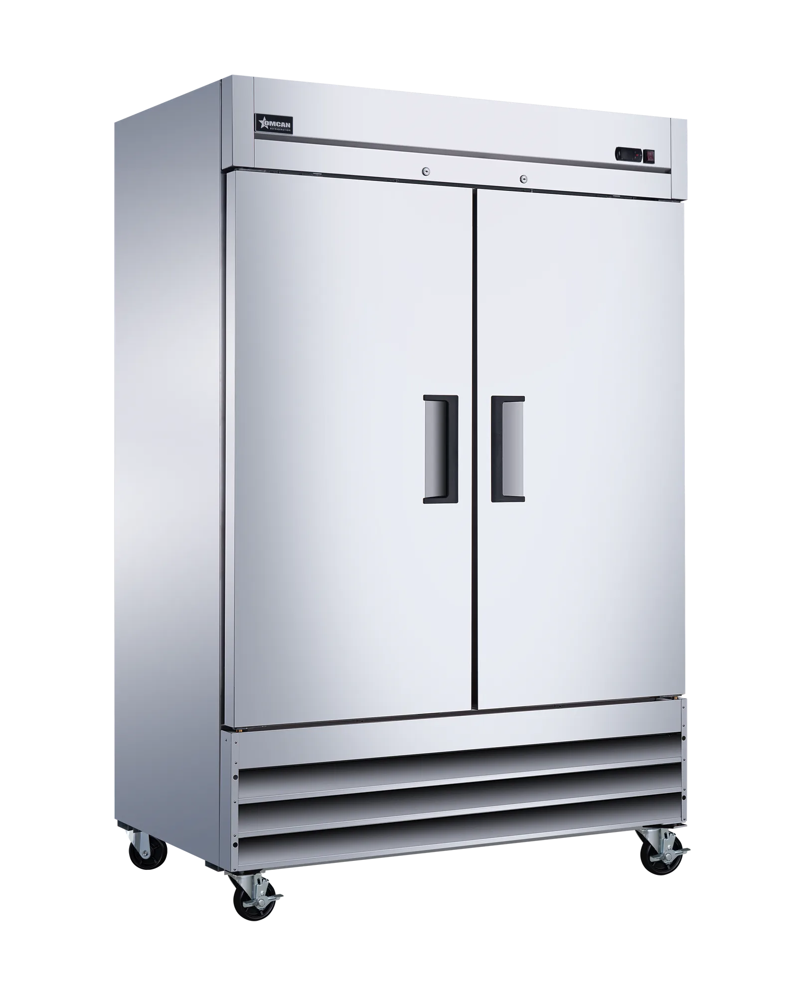 54″ Two (2) Door Reach-in Refrigerator, 47 cu. ft. (1330 L), Stainless Steel