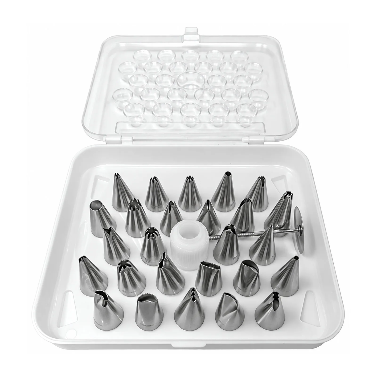 26 Piece Seamless Stainless Steel Cake Decorating Set