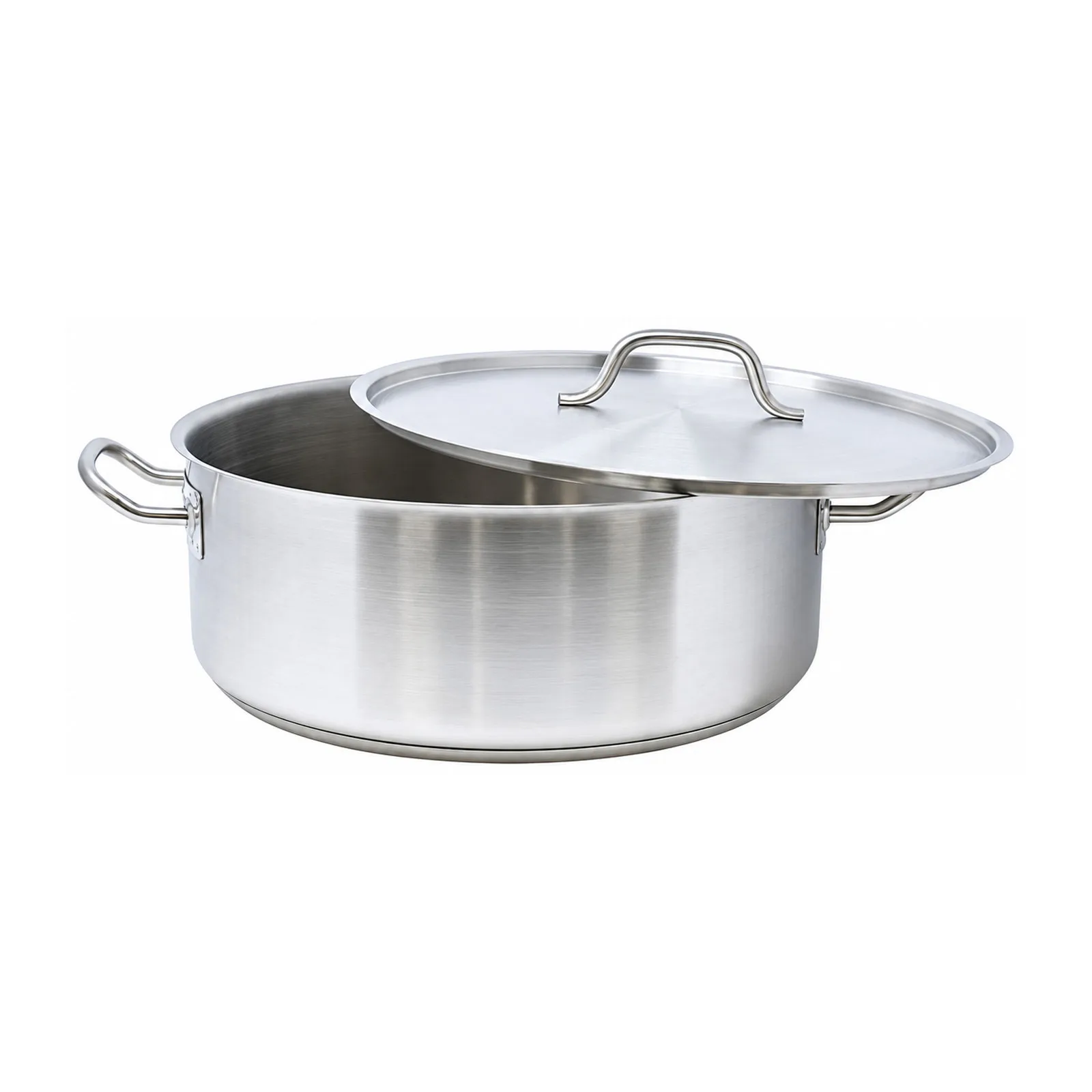 20 qt Stainless Steel Brazier with Lid