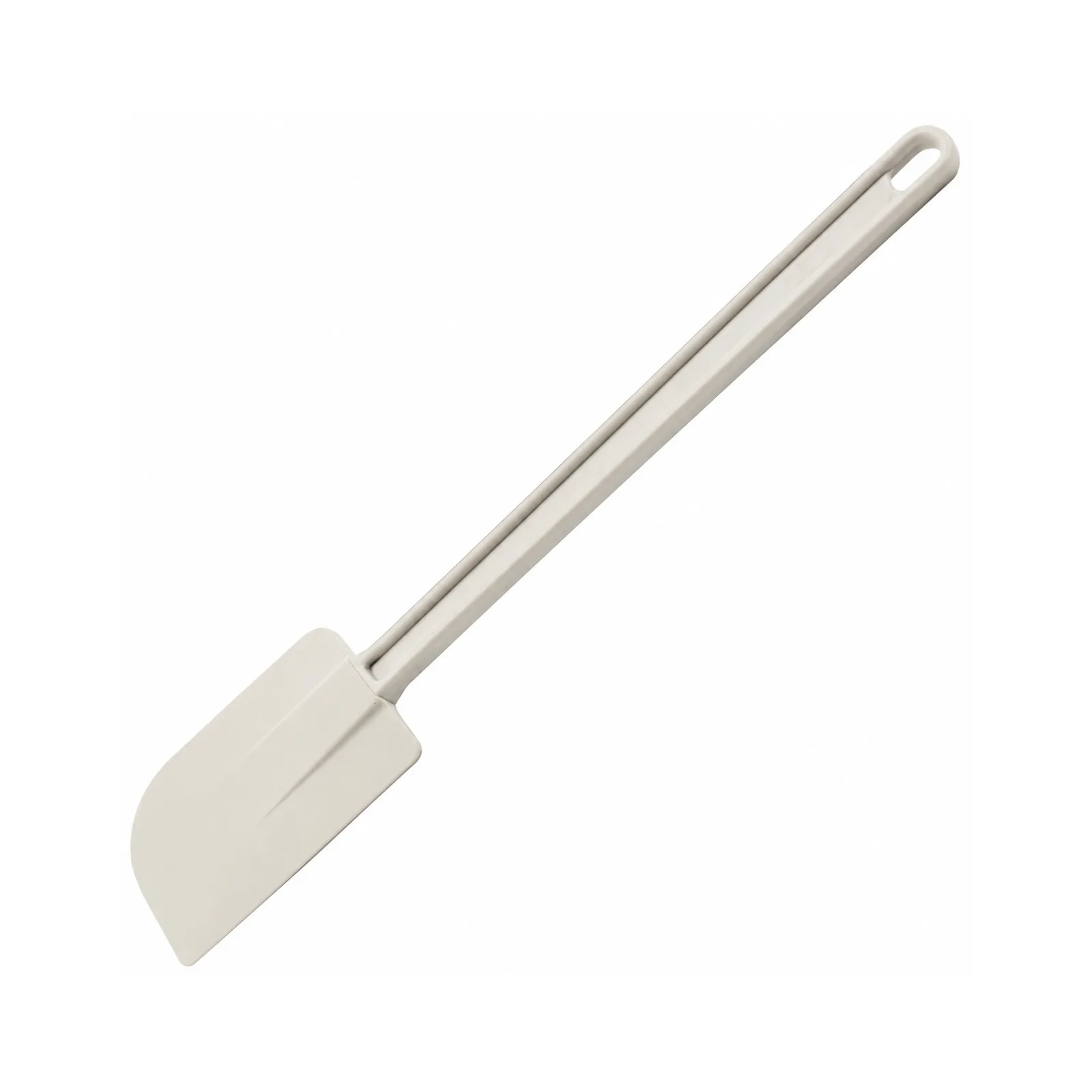 10″ White Rubber Scraper with Plastic Handle