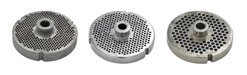 Stainless Steel #56 machine plate with hub 6.4 mm (1/4″) – one notch with two flat sides