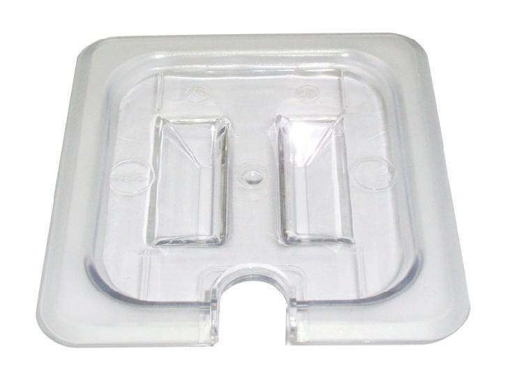 Polycarbonate Clear Slotted Cover for 1/3 size Food Pans