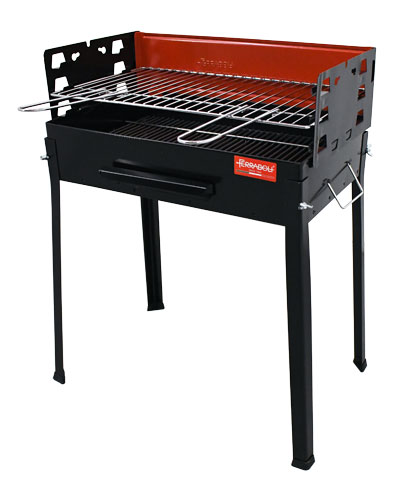 Painted Steel Charcoal BBQ Grill