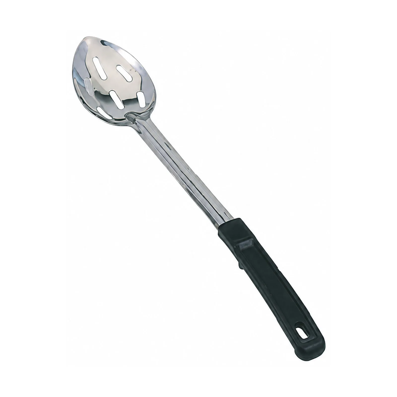 13″ Stainless Steel Slotted Basting Spoon with Stop-Hook Handle