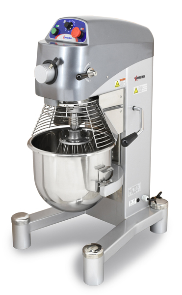 20QT Heavy-Duty Planetary Mixer with Timer and Guard – 110V, 1500W