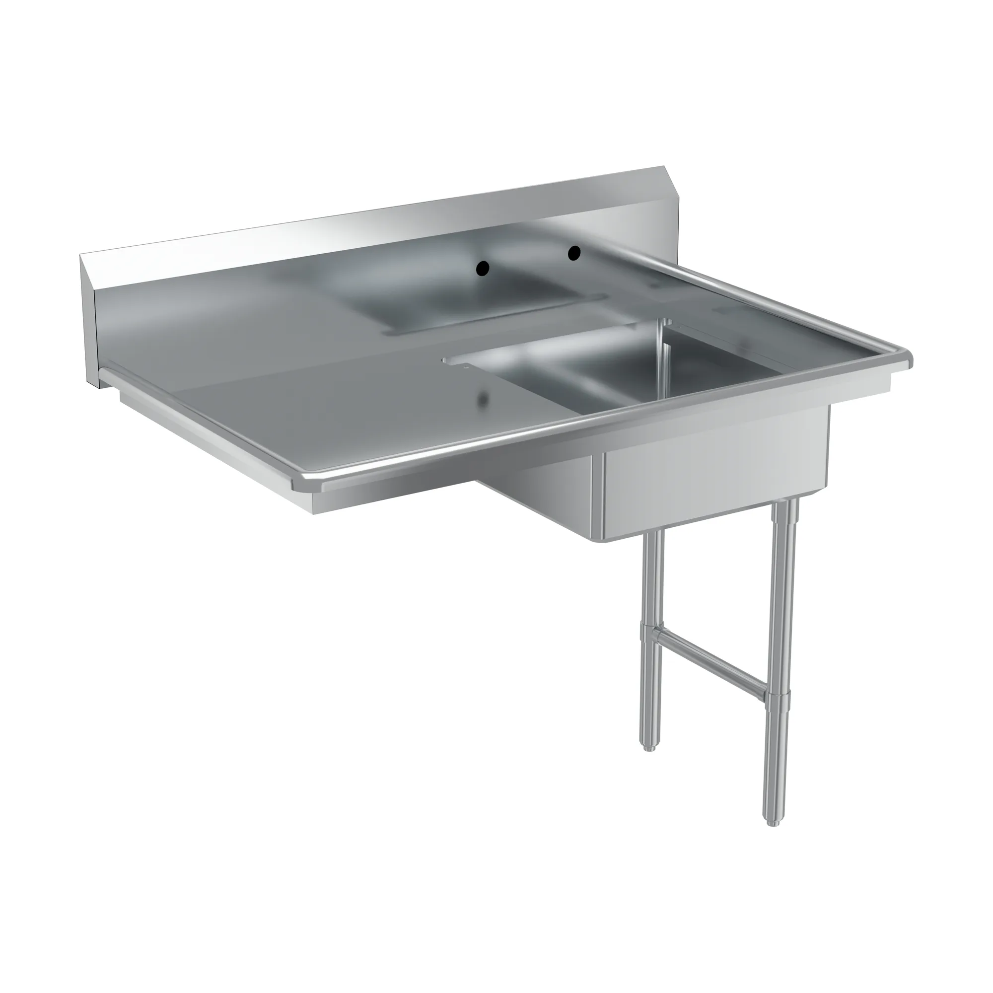 48″ Right Side Under Counter Dish Table