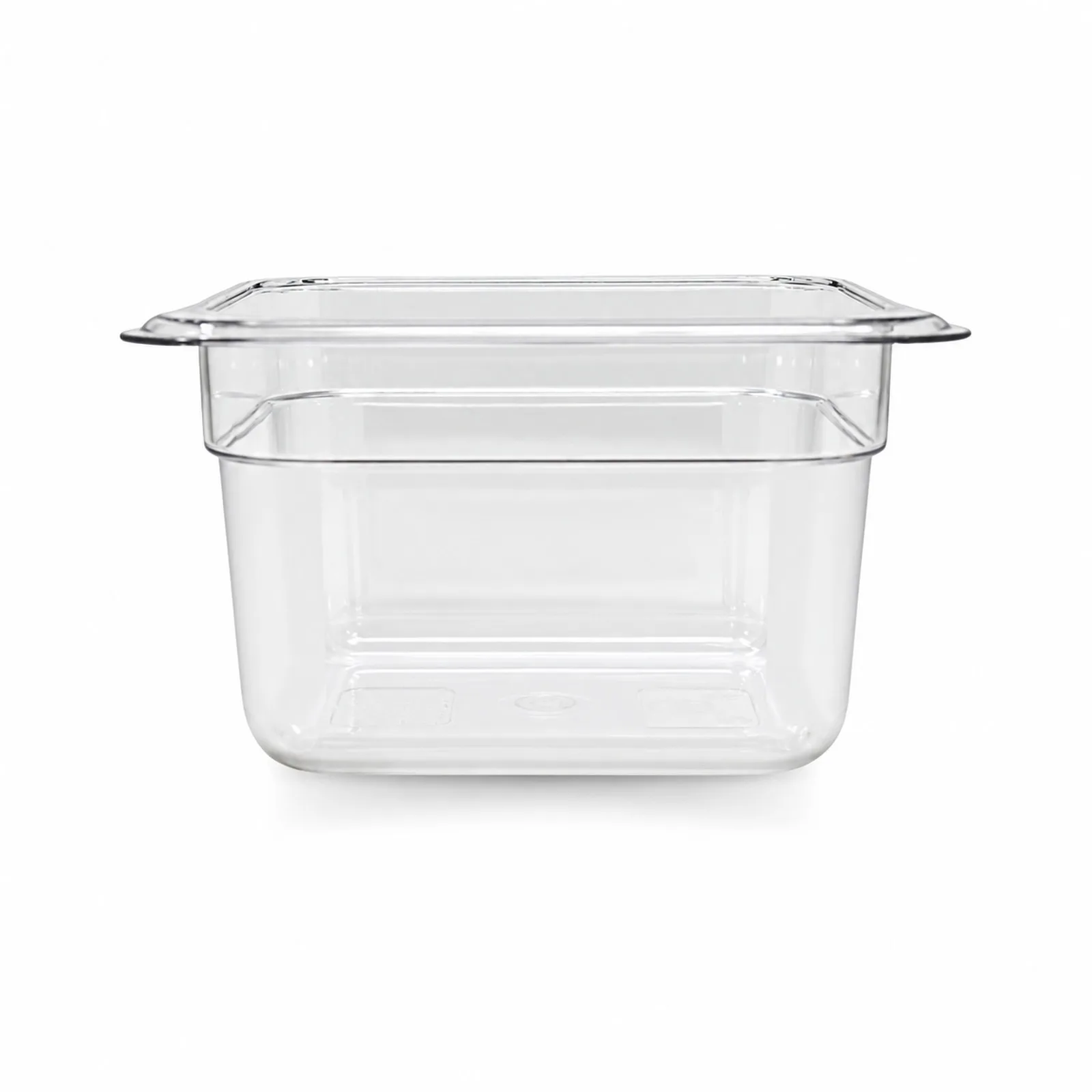 GN 1/6 Sixth-size Polycarbonate Clear Food Pan, 4″ Deep