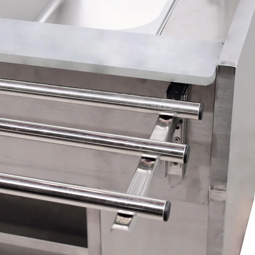48″ 3 Pan Sealed Well Steam Table with Integrated Lighting Canopy, All-Stainless-Steel, 110 V, 1450 W