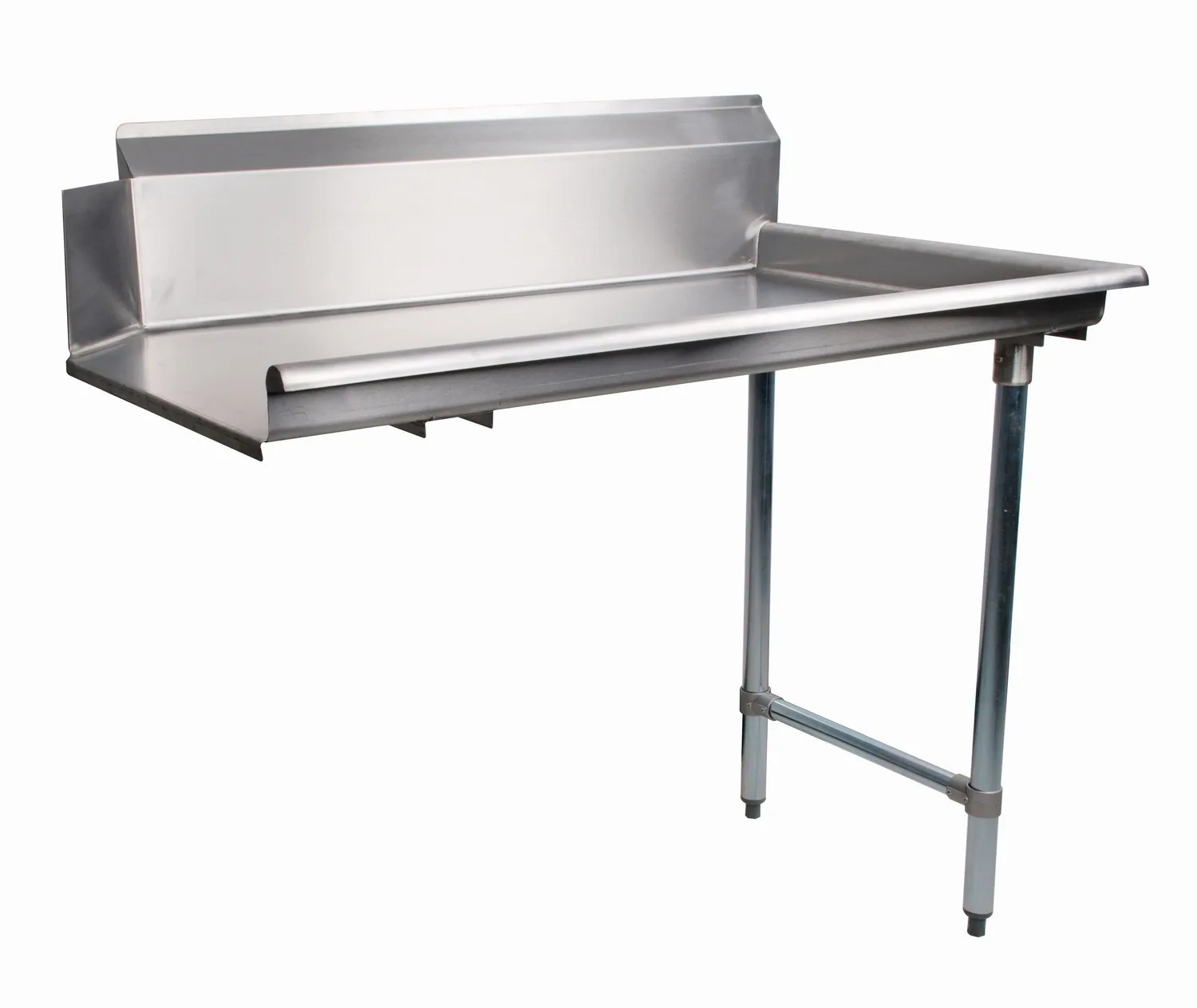 60″ 18 Gauge 304 Stainless Steel Clean Dish Table – Right Side
