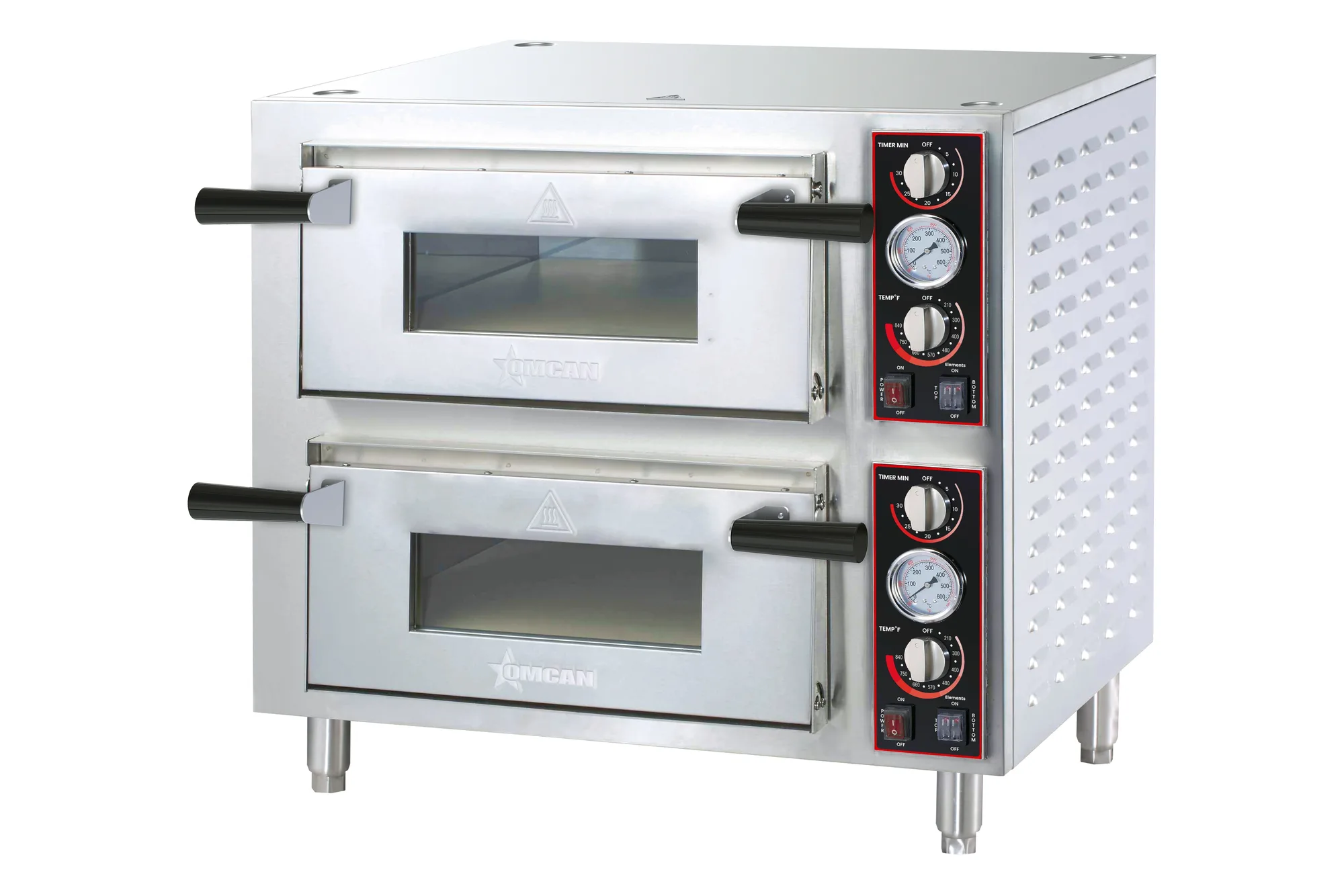 28″ Countertop Double Chamber Pizza Oven with 18″ Chamber