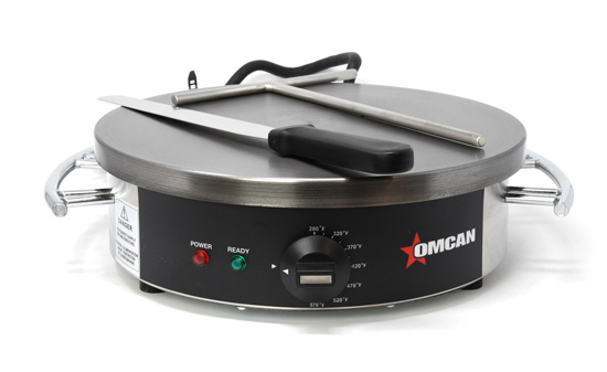 14″ Round Crepe Maker – 120V, 1800W