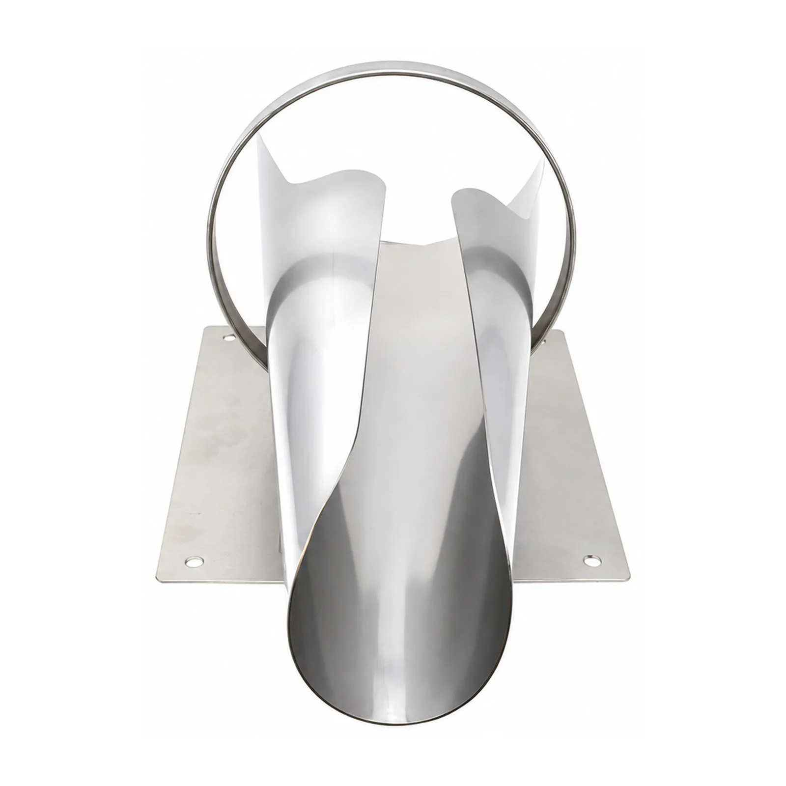 Small Stainless Steel Stuffing Horn, NSF Certified