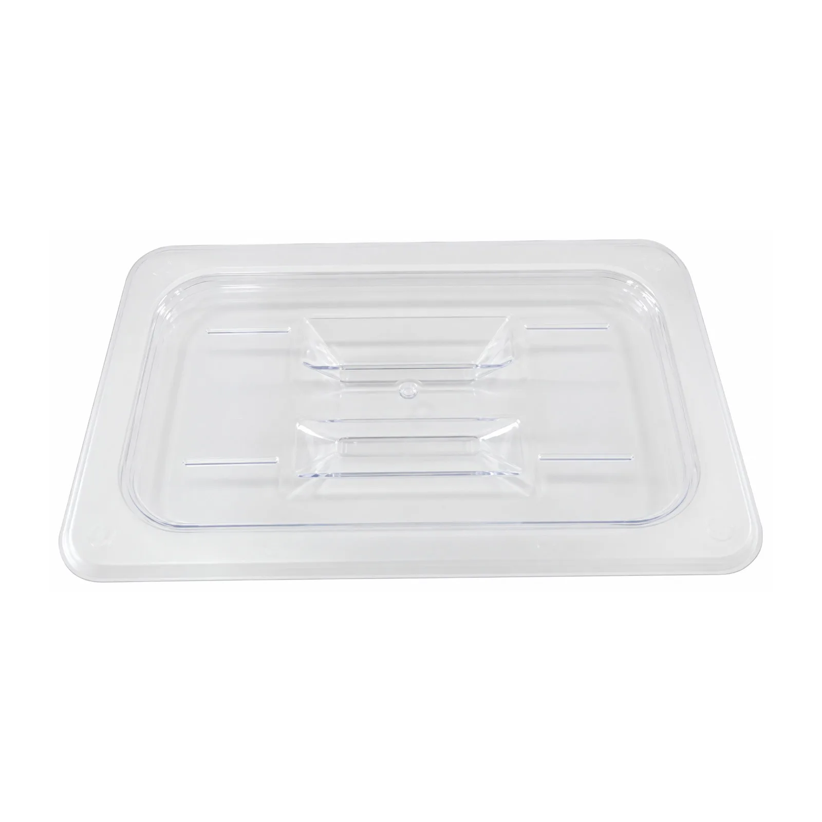 Polycarbonate Quarter-Size Clear Solid Cover for Food Pan