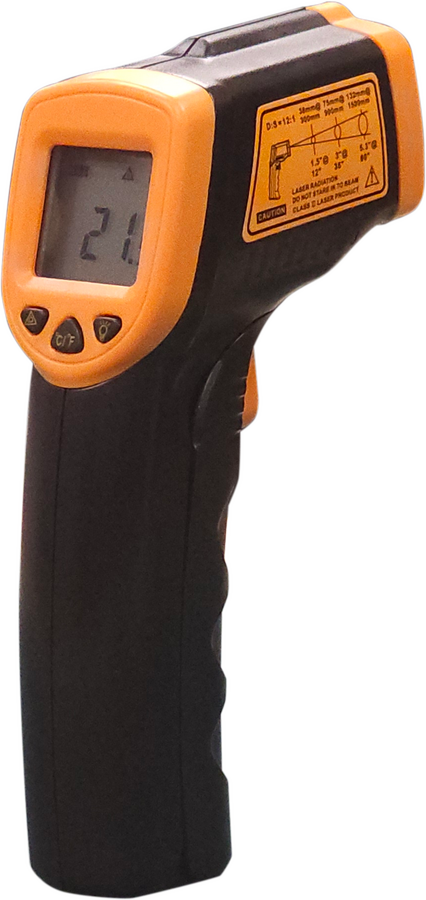 Infrared Digital Food Thermometer with 1″ Backlit LCD Screen and Laser On/Off, -26ºF ~ 608ºF / -32ºC ~ 320ºC NSF