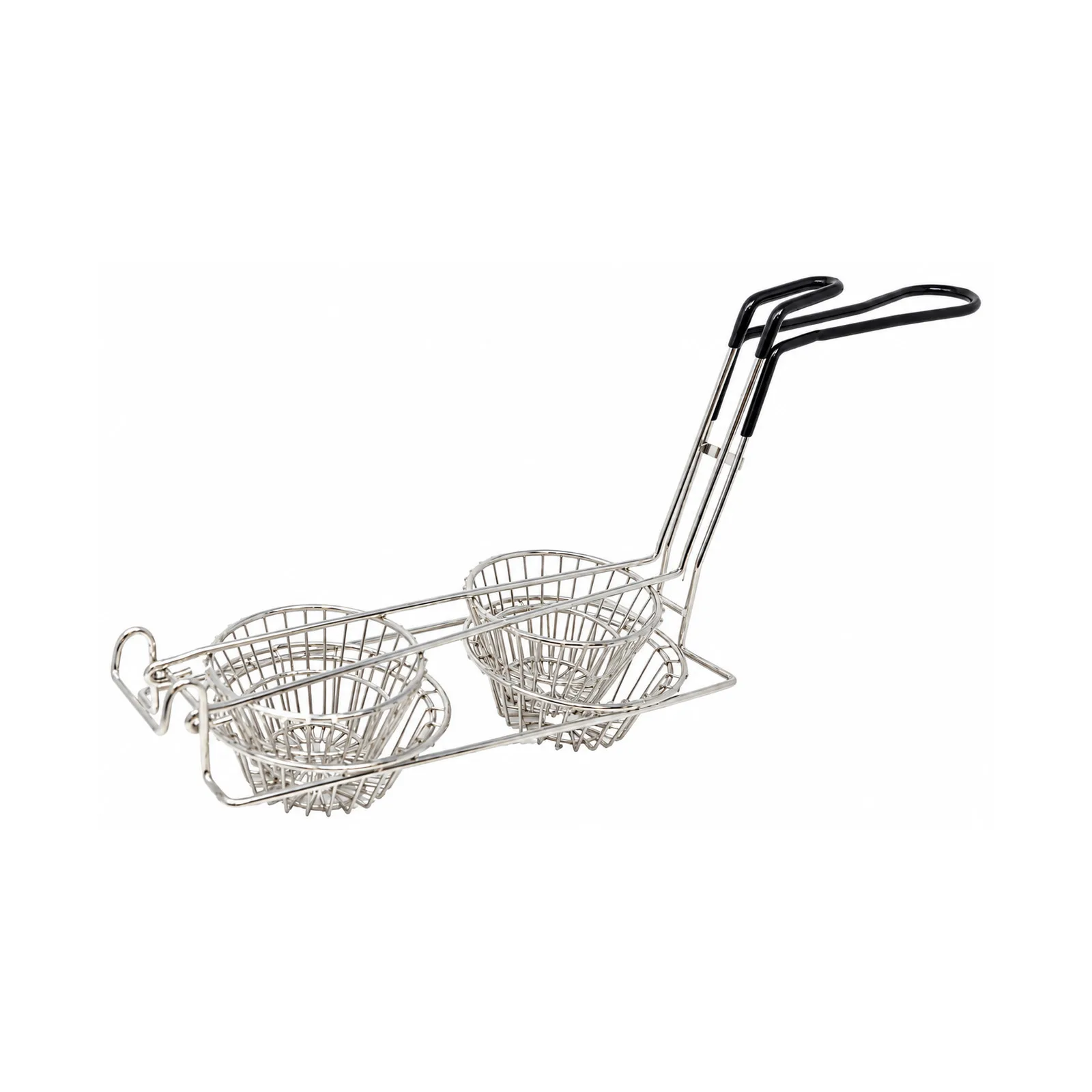 6″ Tortilla Double Taco Cup Fry Basket