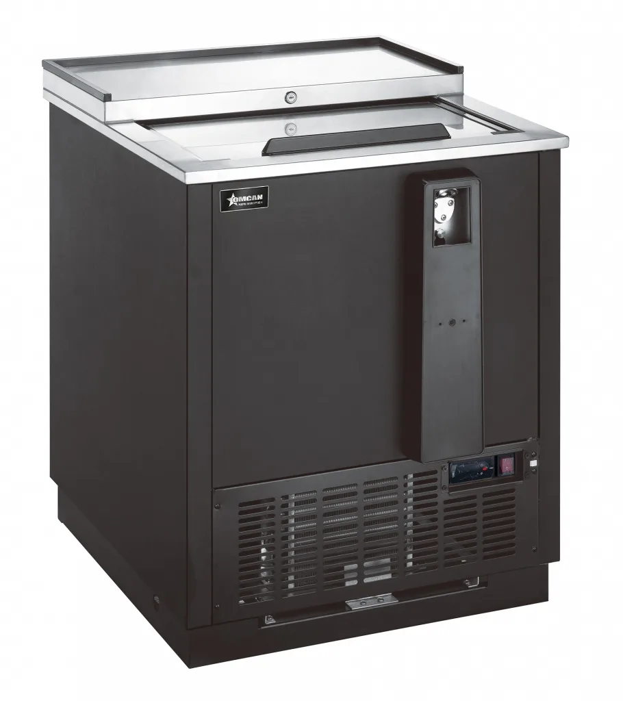 26″ Commercial Horizontal Bottle Cooler, 5 cu. ft. (141 L) – Black
