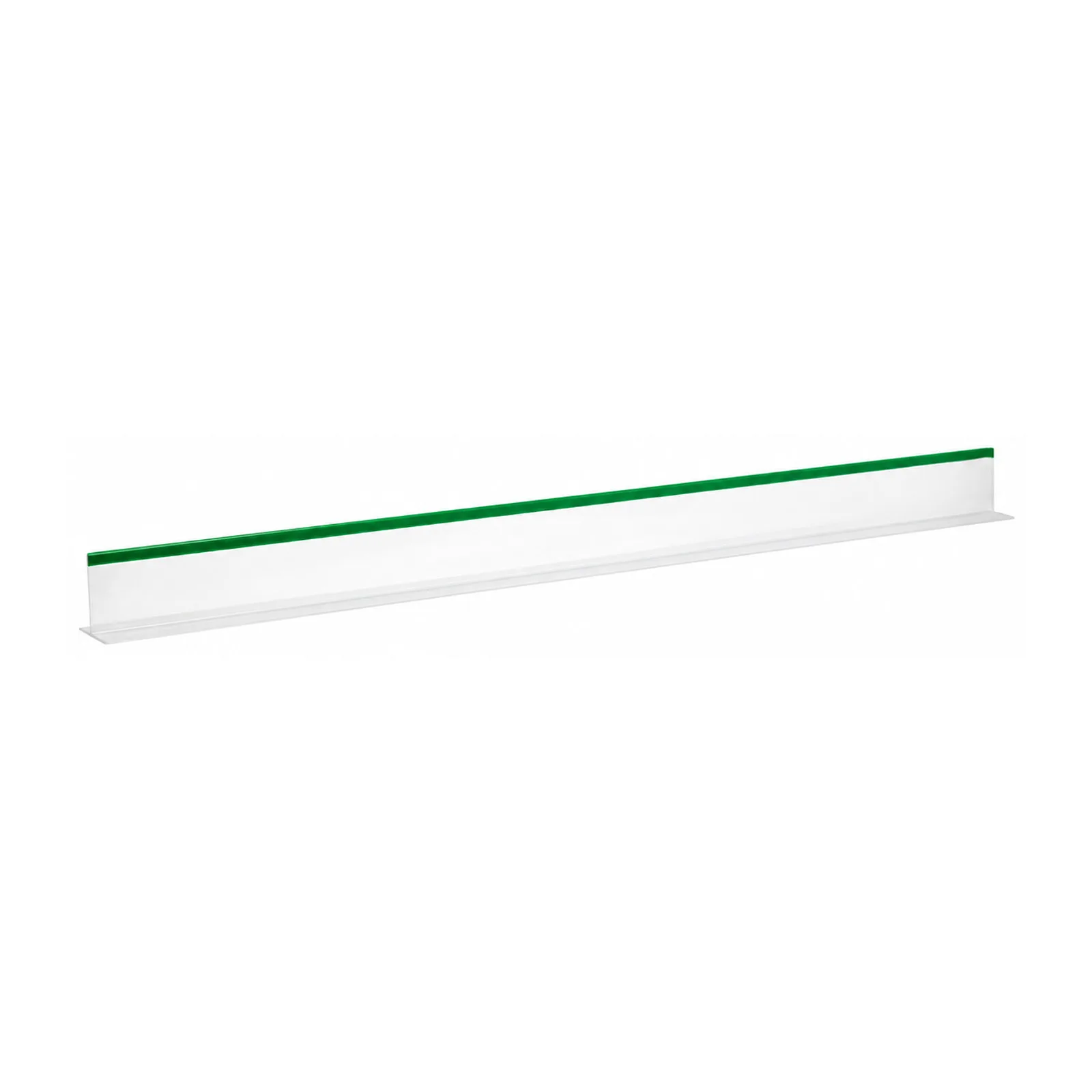 2″ x 30″ Clear Divider with Green Beading