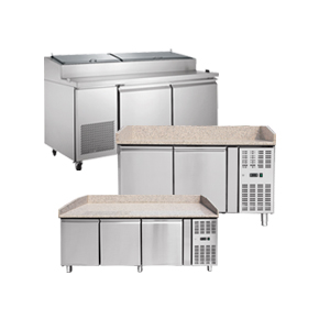 Refrigerated Pizza Prep Tables