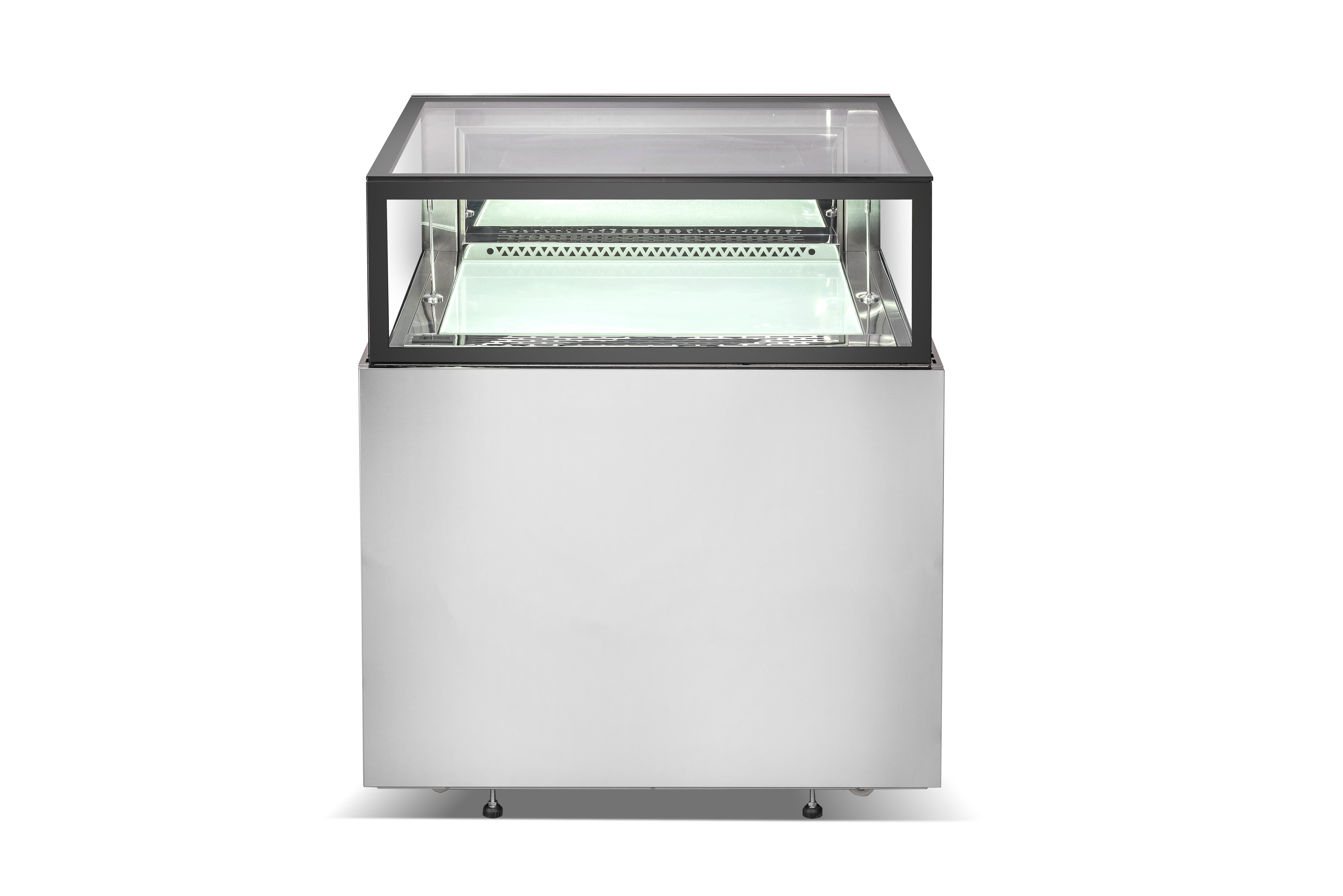 36” x 32” Flat Top Refrigerated Showcase, 9.6 cu.ft. (272 L), Stainless Steel