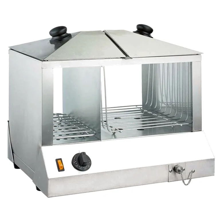 18″ Hotdog Steamer and Bun Warmer – 100 hotdogs and 48 buns capacity