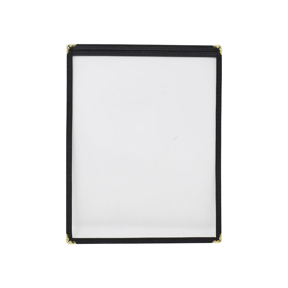 9 1/2″ x 11 3/4″ Black Single Menu Holder