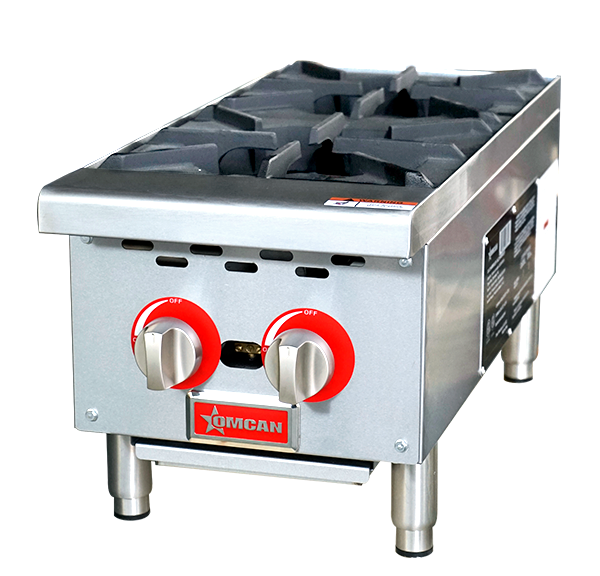 12″ Hot Plate with 2 Burners